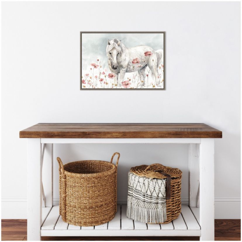 Wild Horses II Framed Canvas Wall Art Print