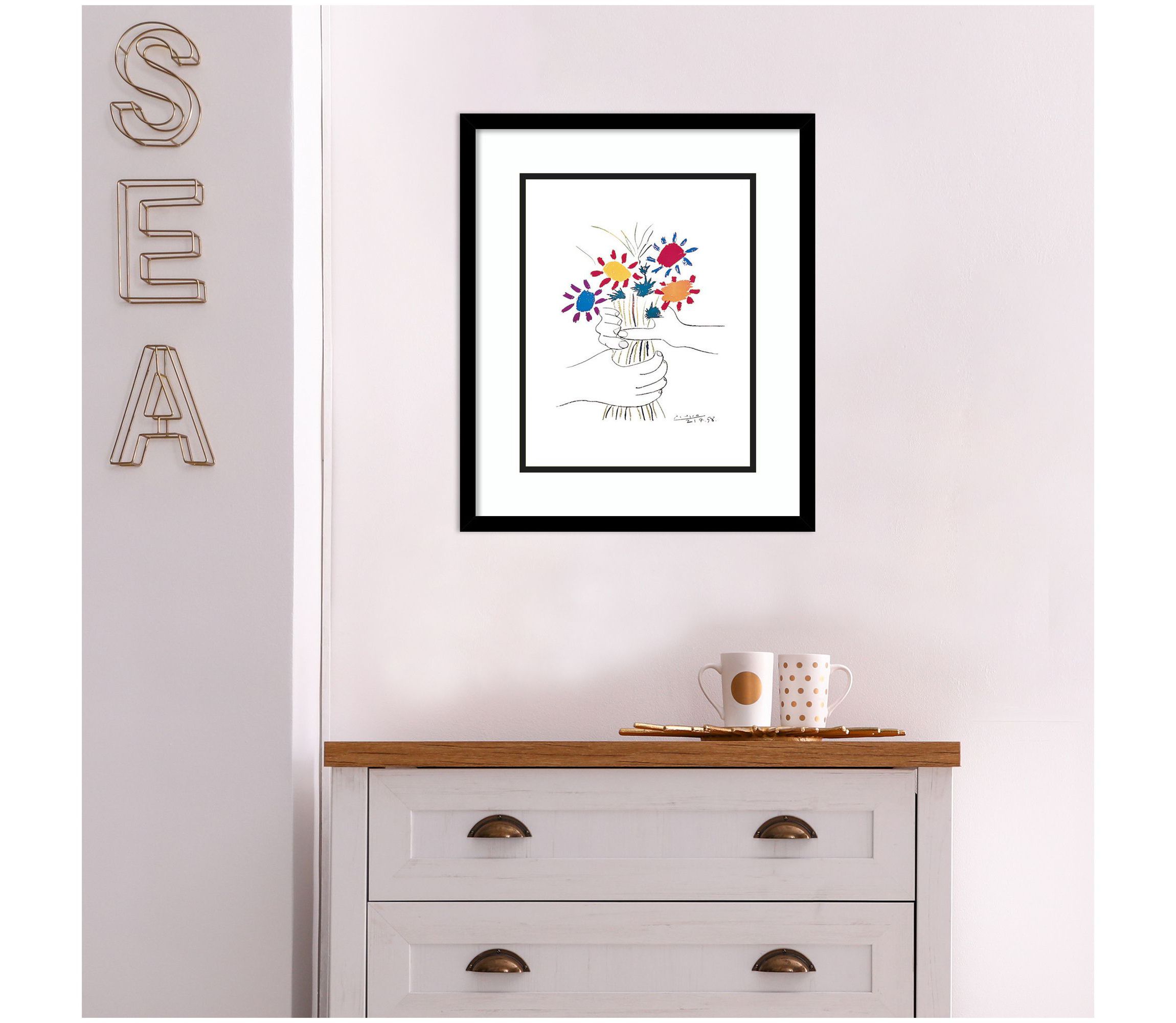 Fleurs Framed Wall Art Print