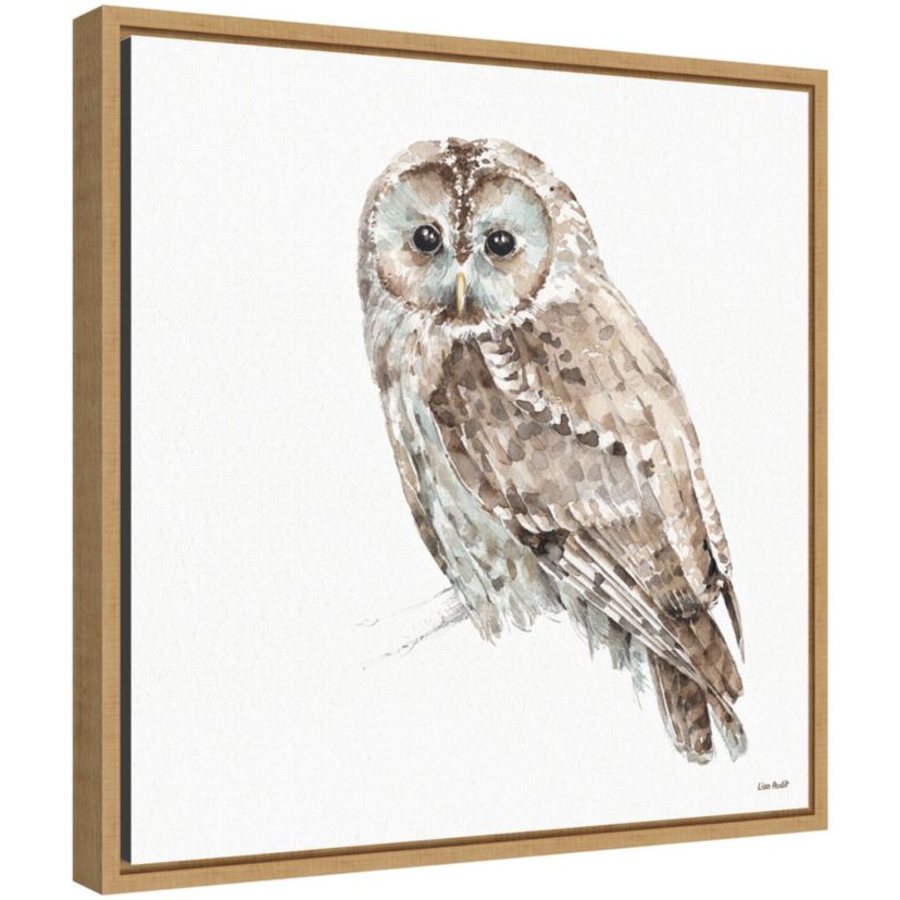 Forest Friends IX Framed Canvas Wall Art Print