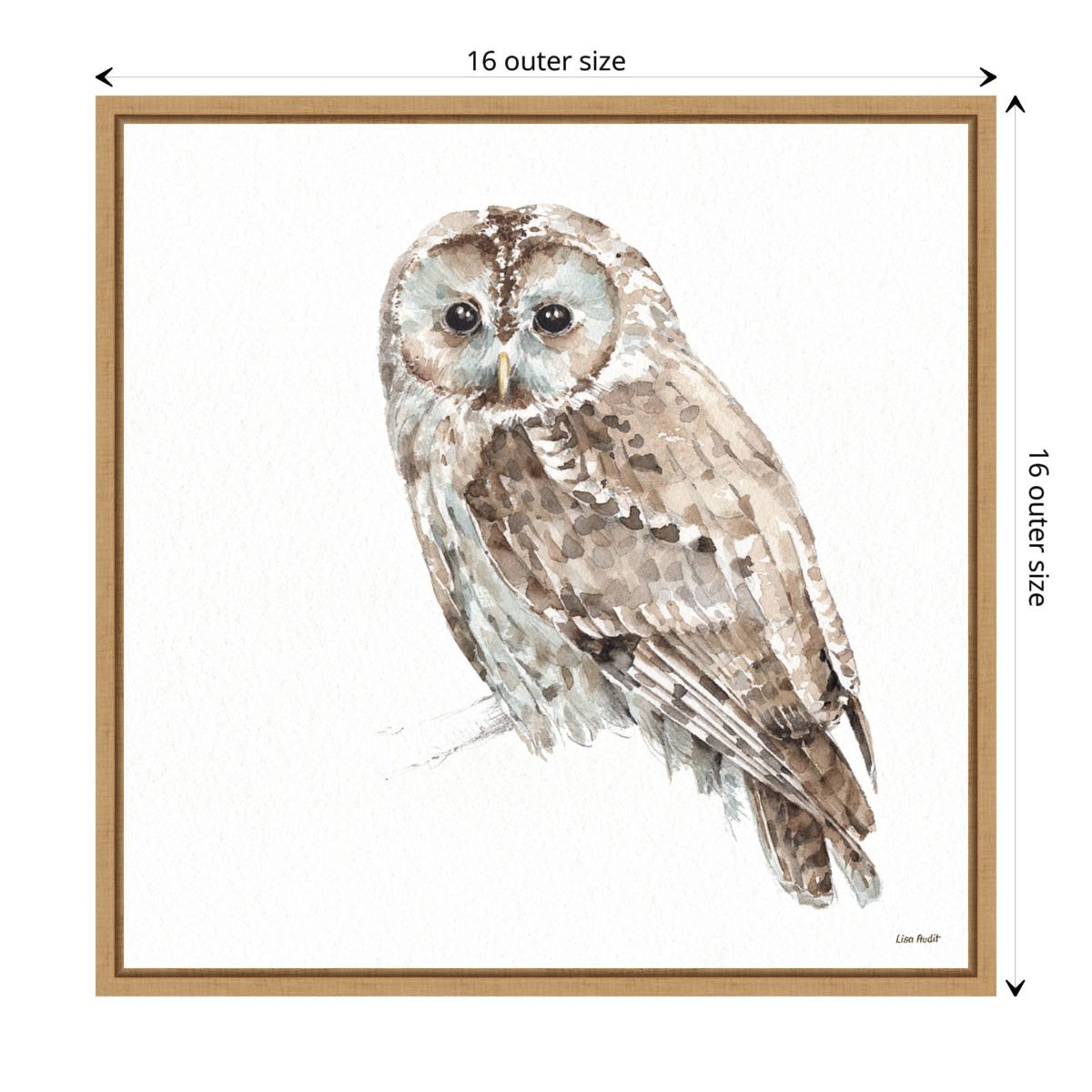 Forest Friends IX Framed Canvas Wall Art Print