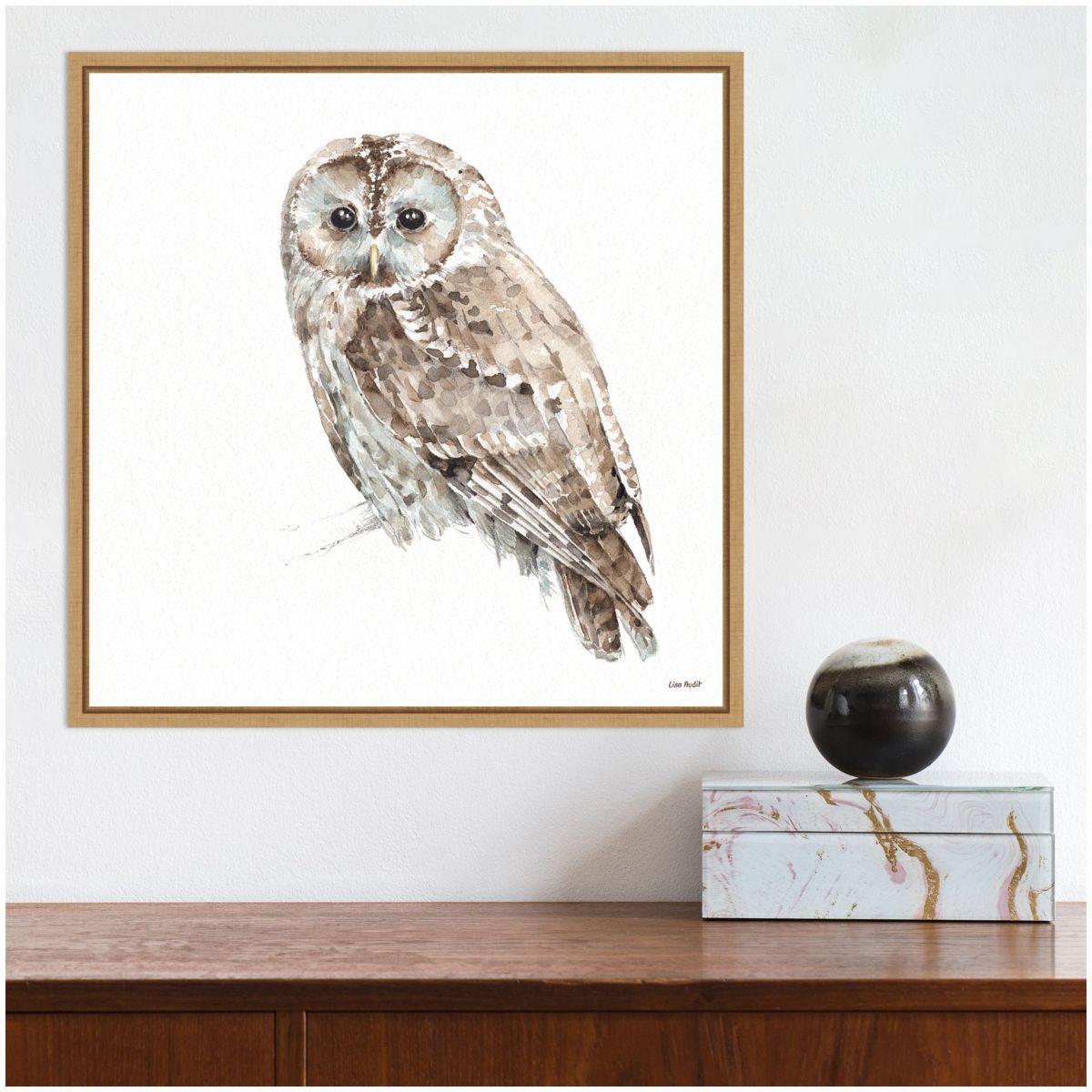 Forest Friends IX Framed Canvas Wall Art Print