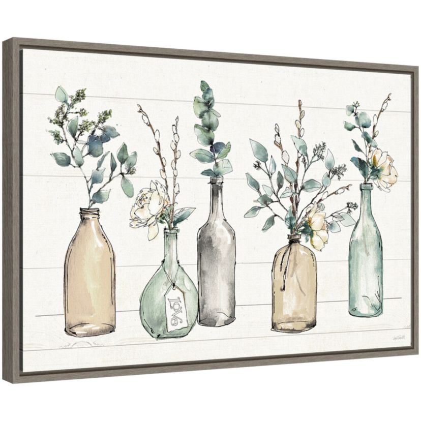 Modern Farmhouse I Framed Canvas Wall Art Print