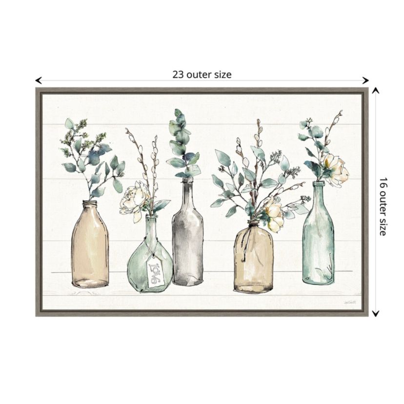 Modern Farmhouse I Framed Canvas Wall Art Print