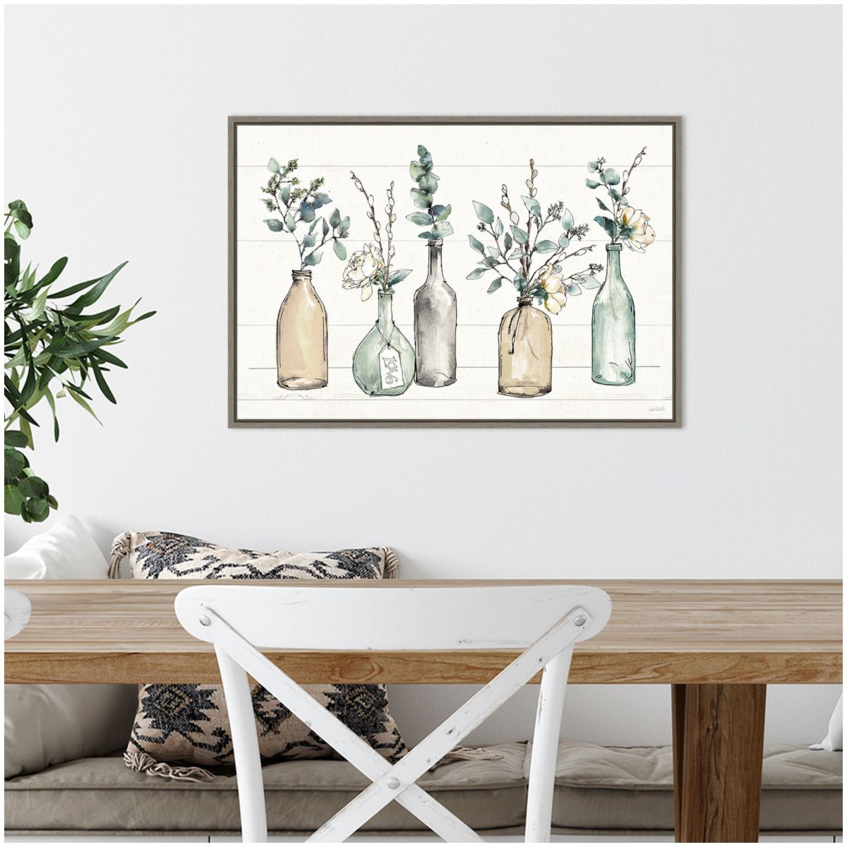 Modern Farmhouse I Framed Canvas Wall Art Print