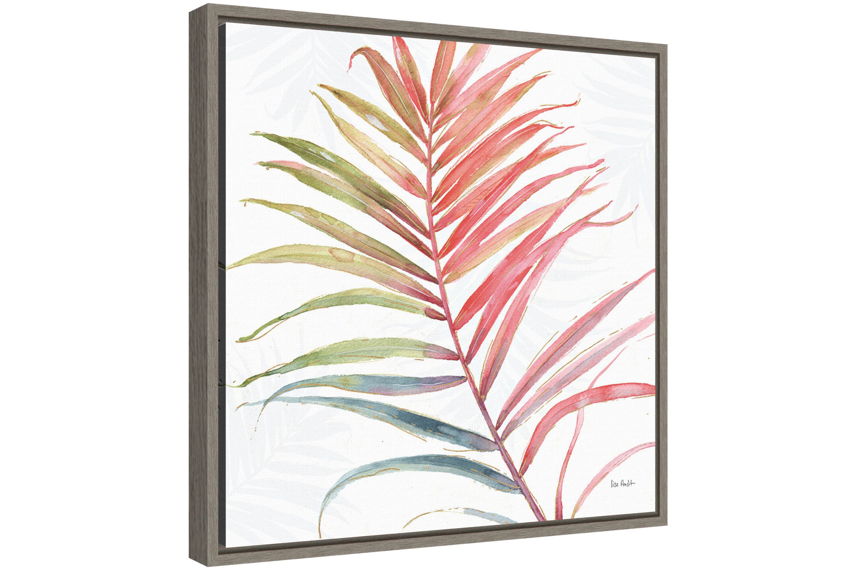 Tropical Blush VI Framed Canvas Wall Art Print