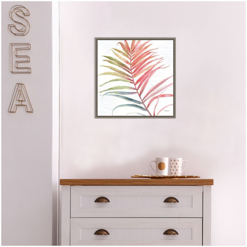 Tropical Blush VI Framed Canvas Wall Art Print