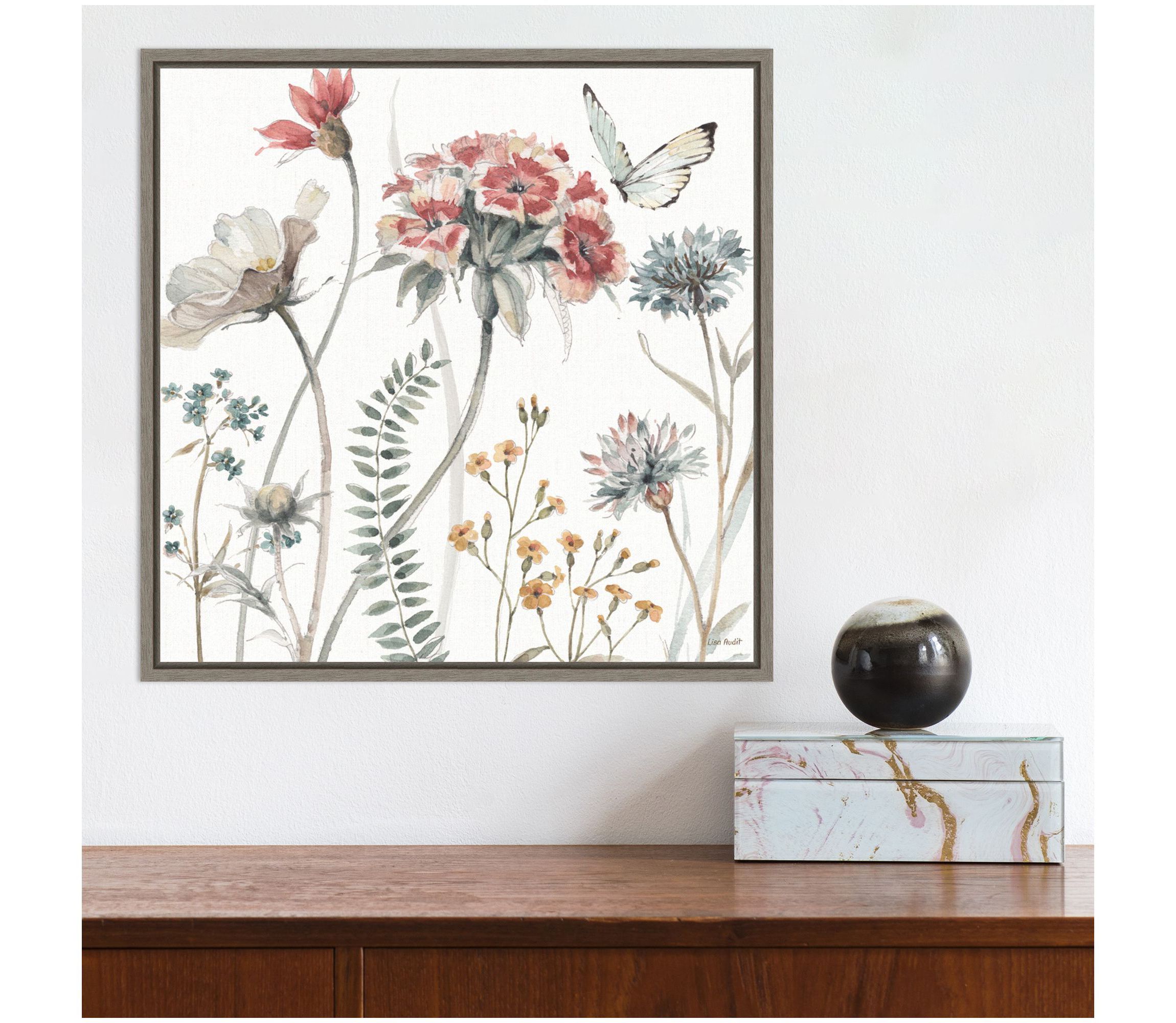A Country Weekend III Framed Canvas Wall Art Print