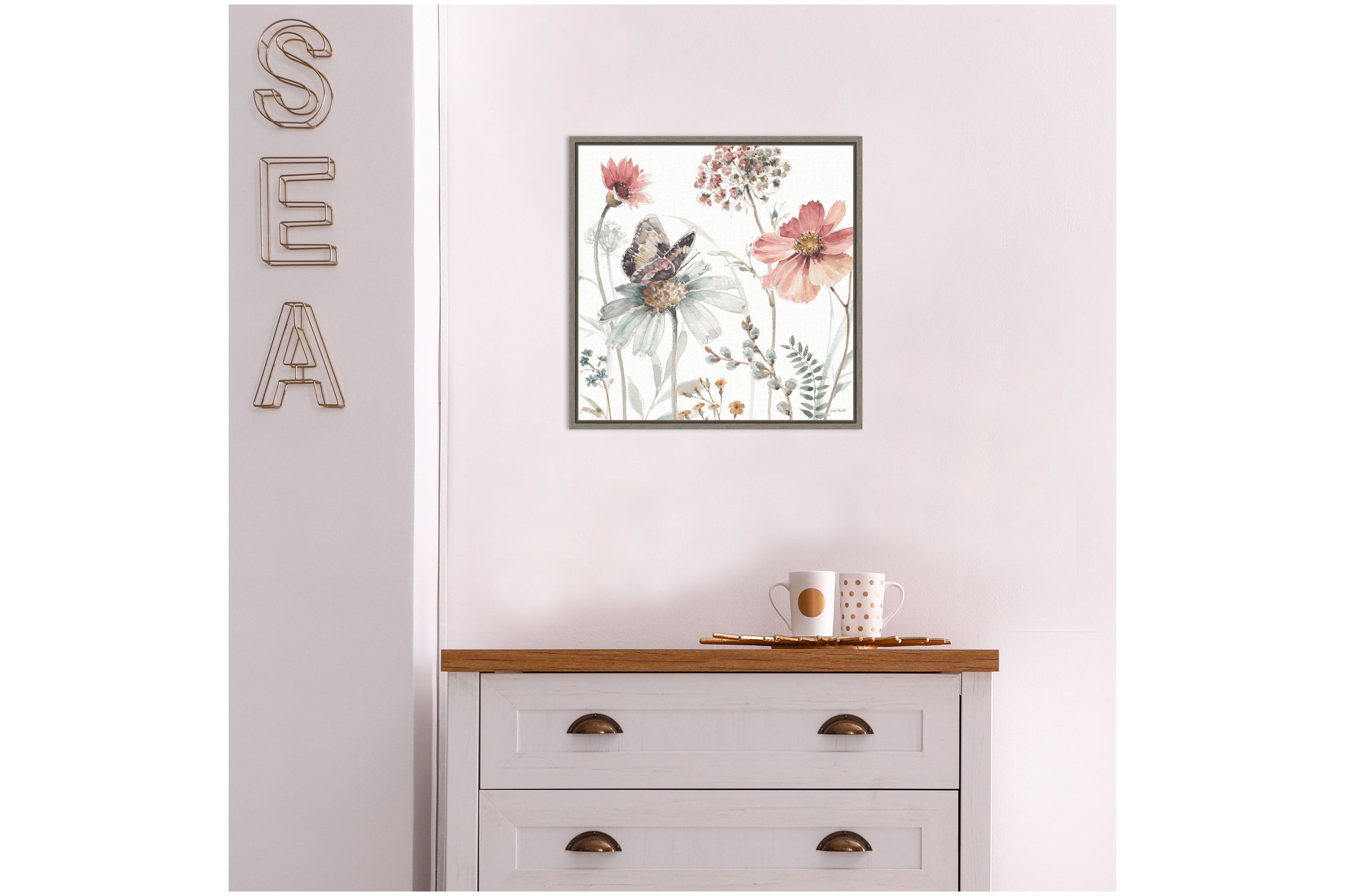 A Country Weekend II Framed Canvas Wall Art Print
