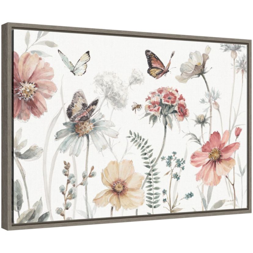 A Country Weekend I Framed Canvas Wall Art Print