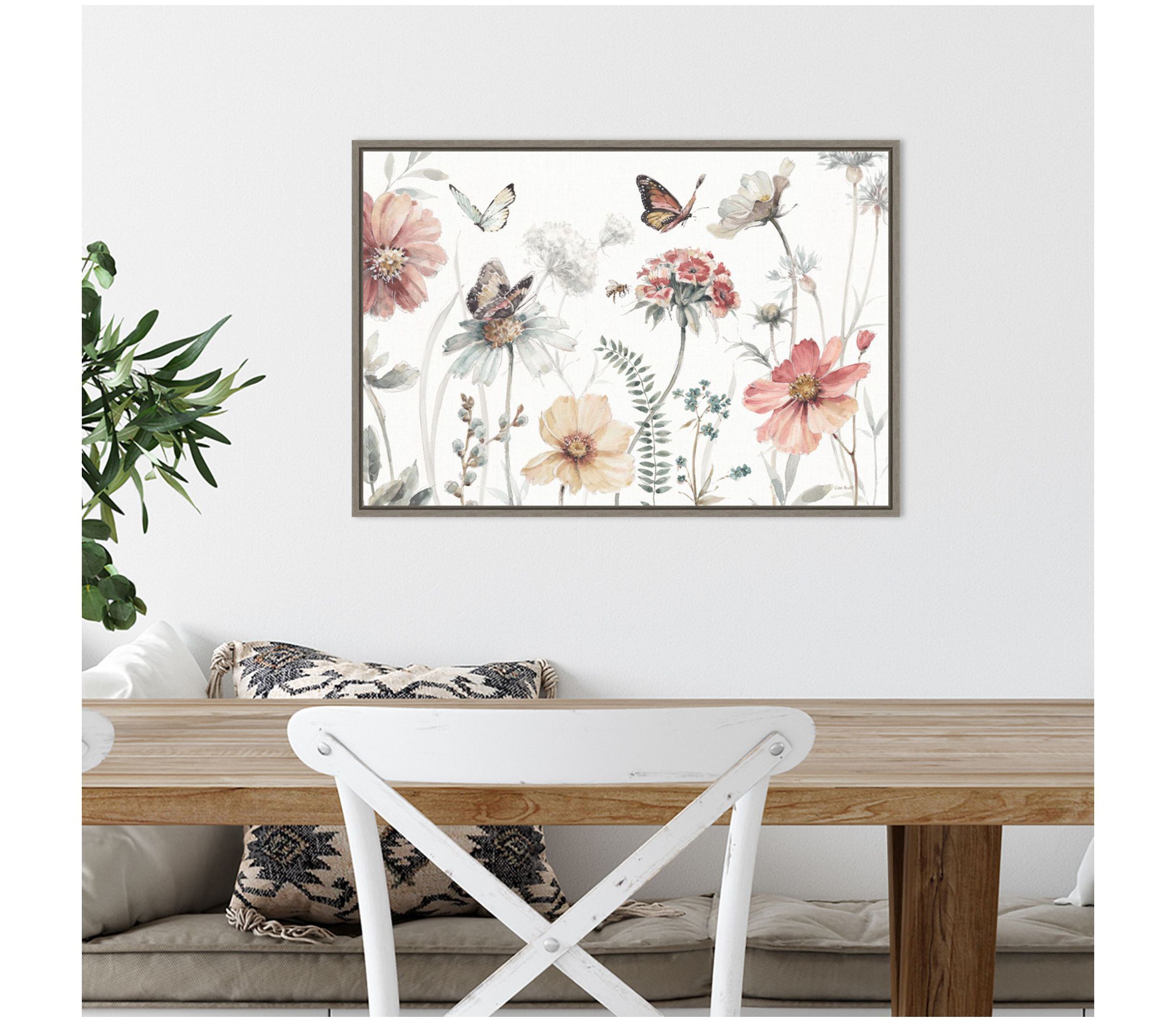 A Country Weekend I Framed Canvas Wall Art Print