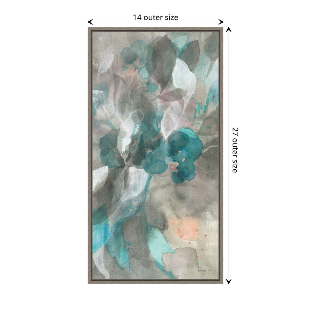 Abstract Nature III Framed Canvas Wall Art Print