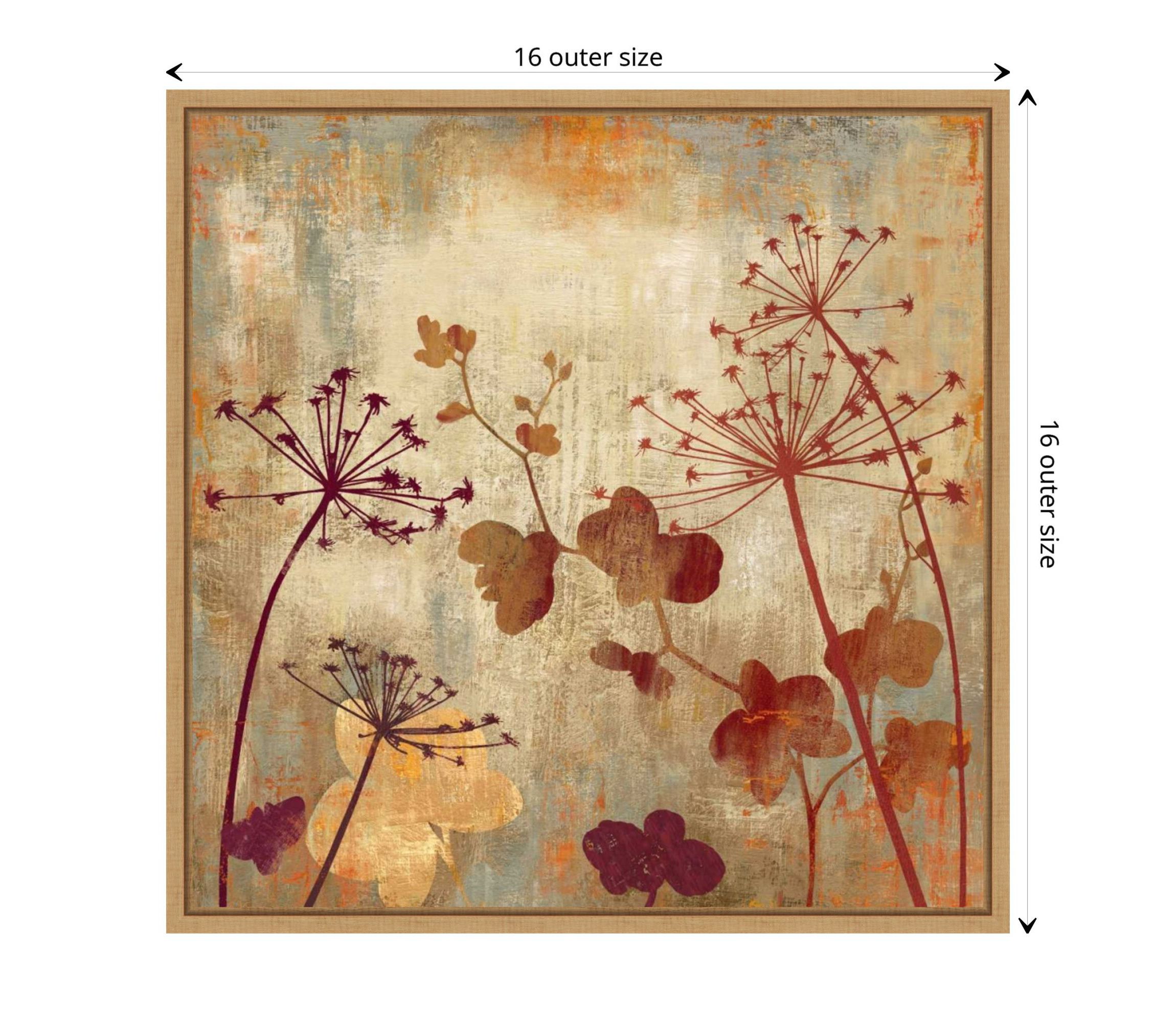 Wild Field I Framed Canvas Wall Art Print