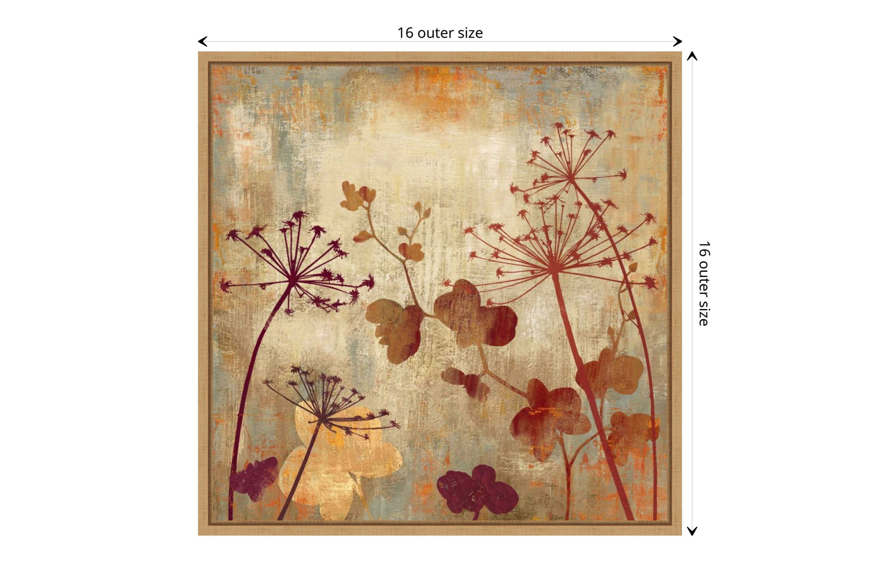 Wild Field I Framed Canvas Wall Art Print