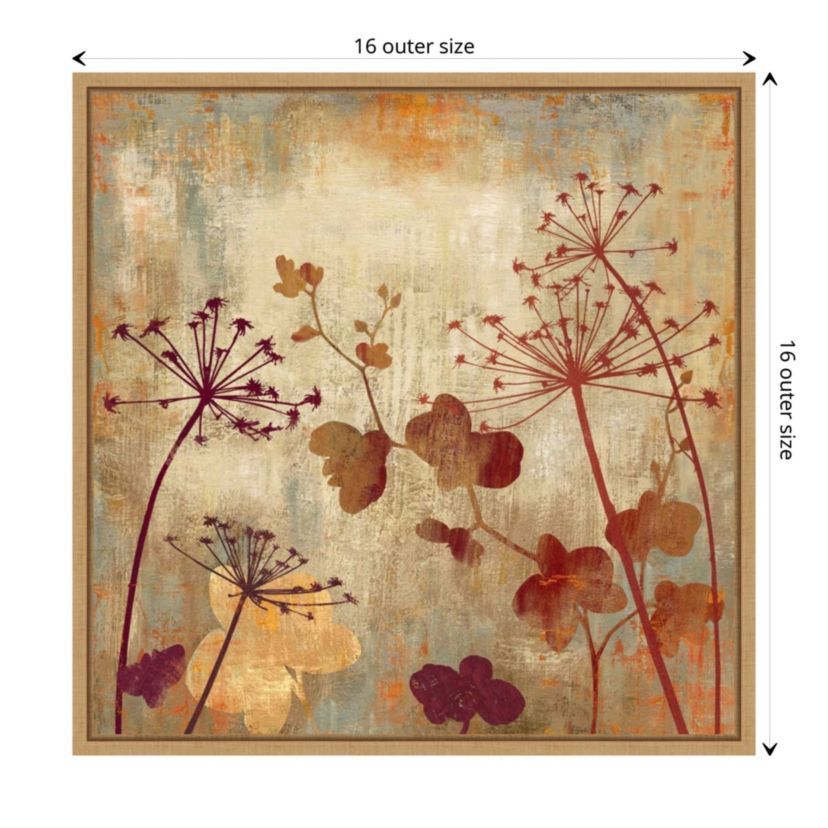 Wild Field I Framed Canvas Wall Art Print