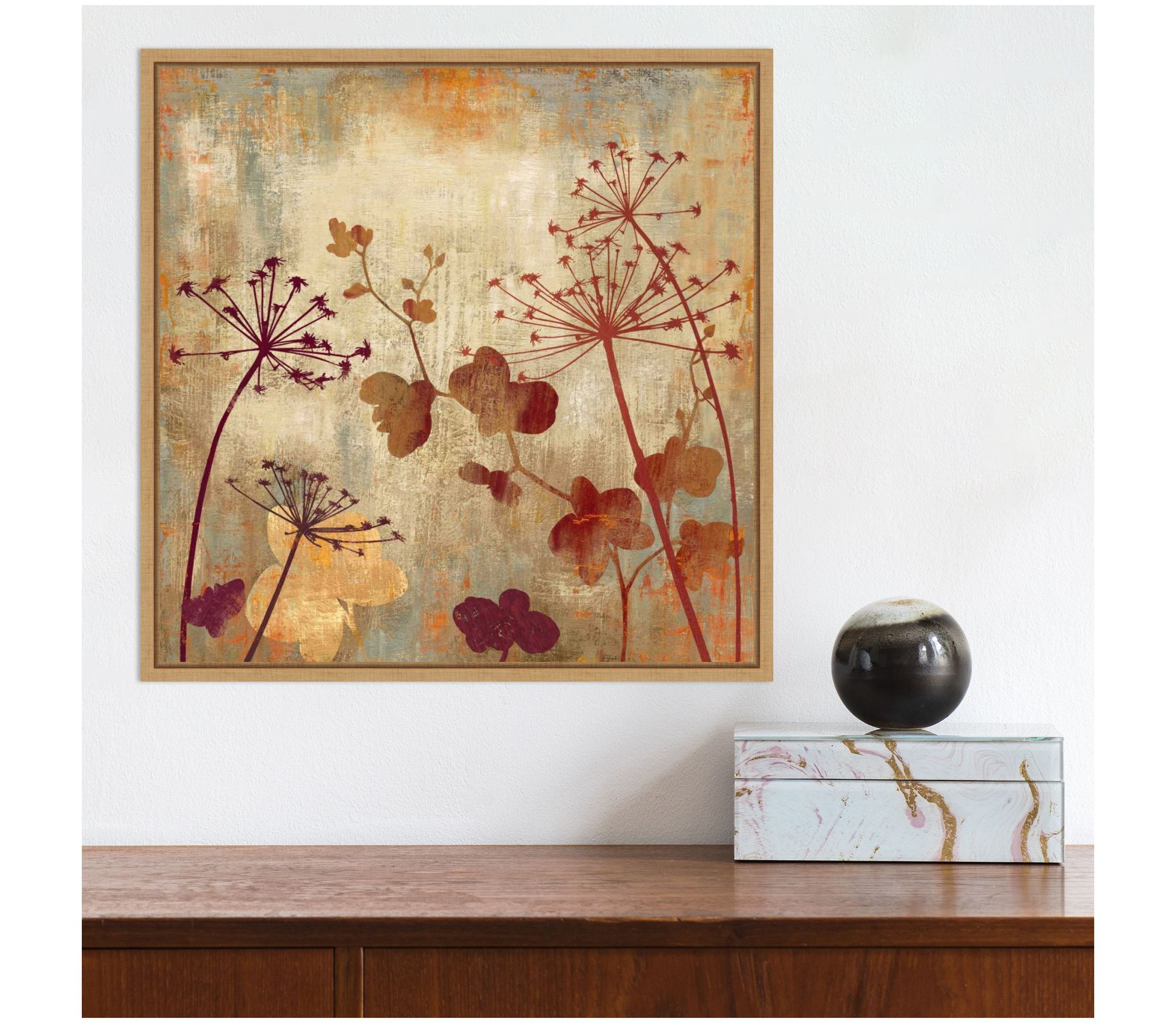 Wild Field I Framed Canvas Wall Art Print