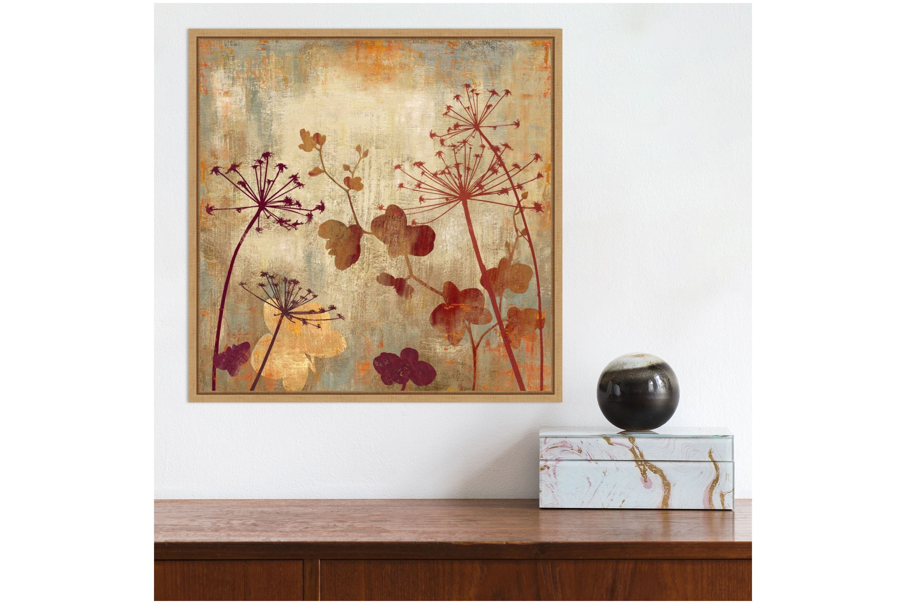 Wild Field I Framed Canvas Wall Art Print