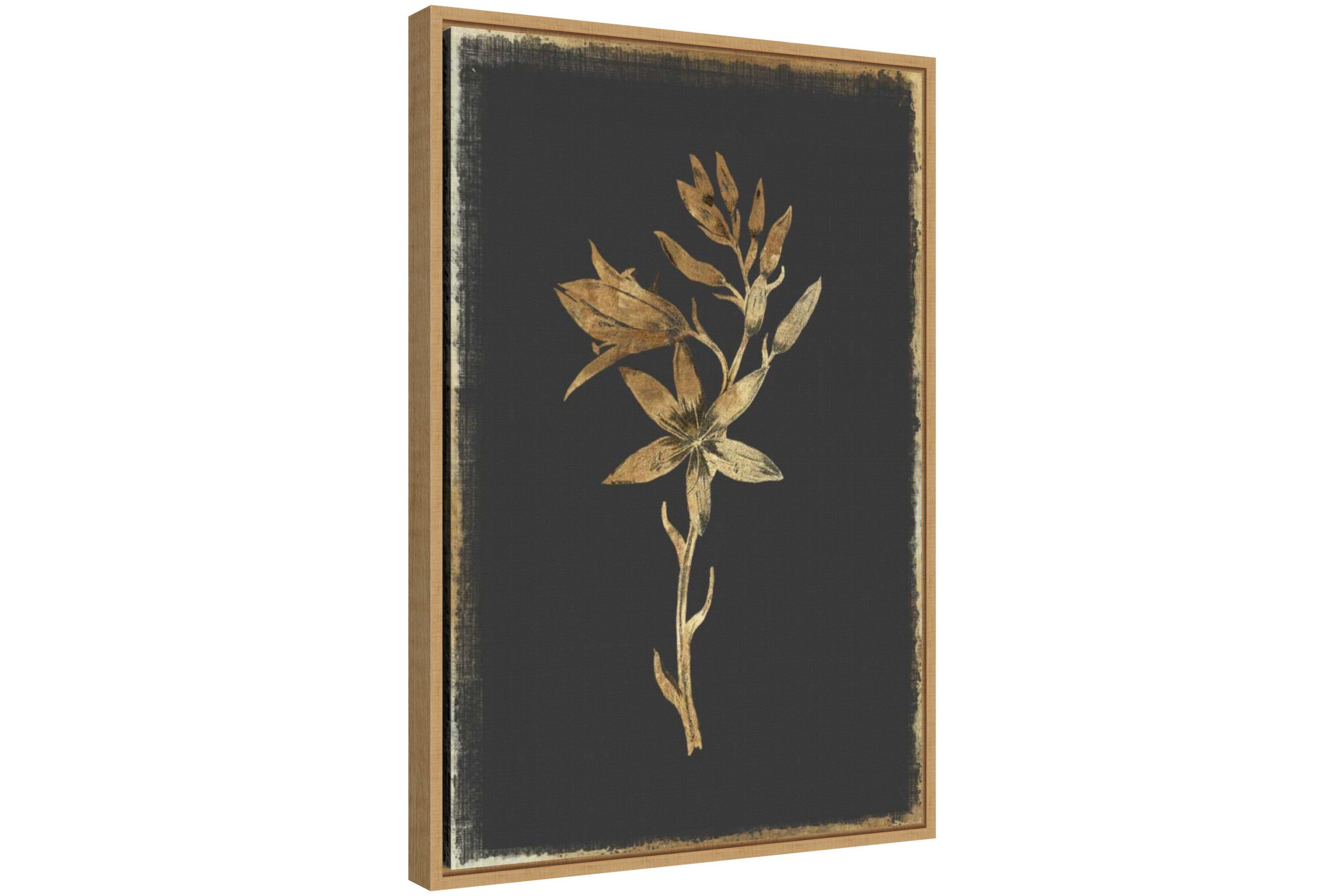 Carmass and Wild Hyacinth Framed Canvas Wall Art Print