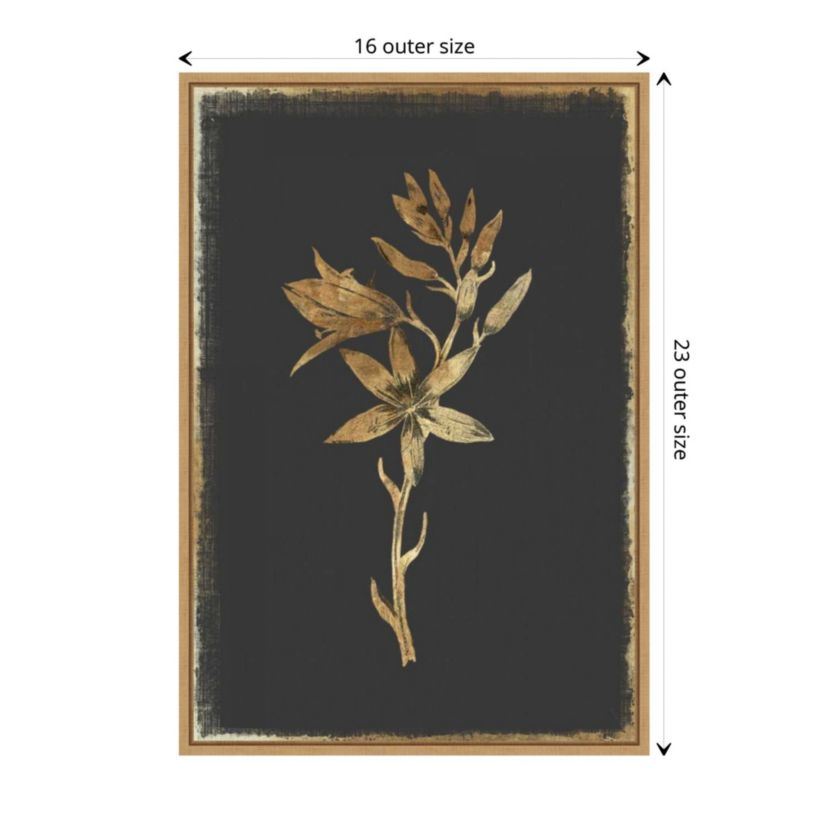 Carmass and Wild Hyacinth Framed Canvas Wall Art Print