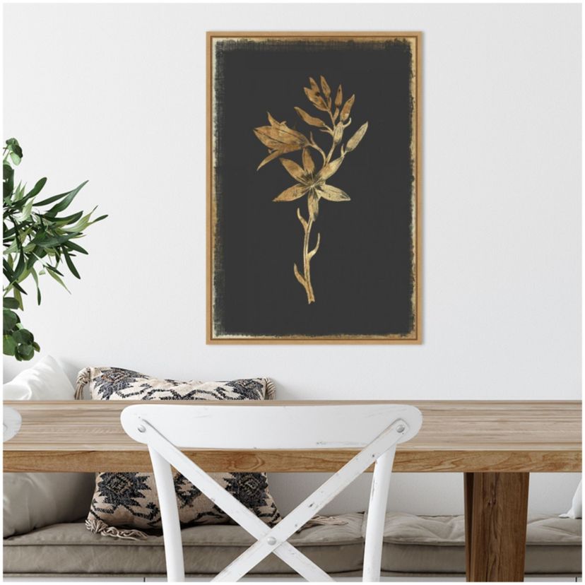Carmass and Wild Hyacinth Framed Canvas Wall Art Print