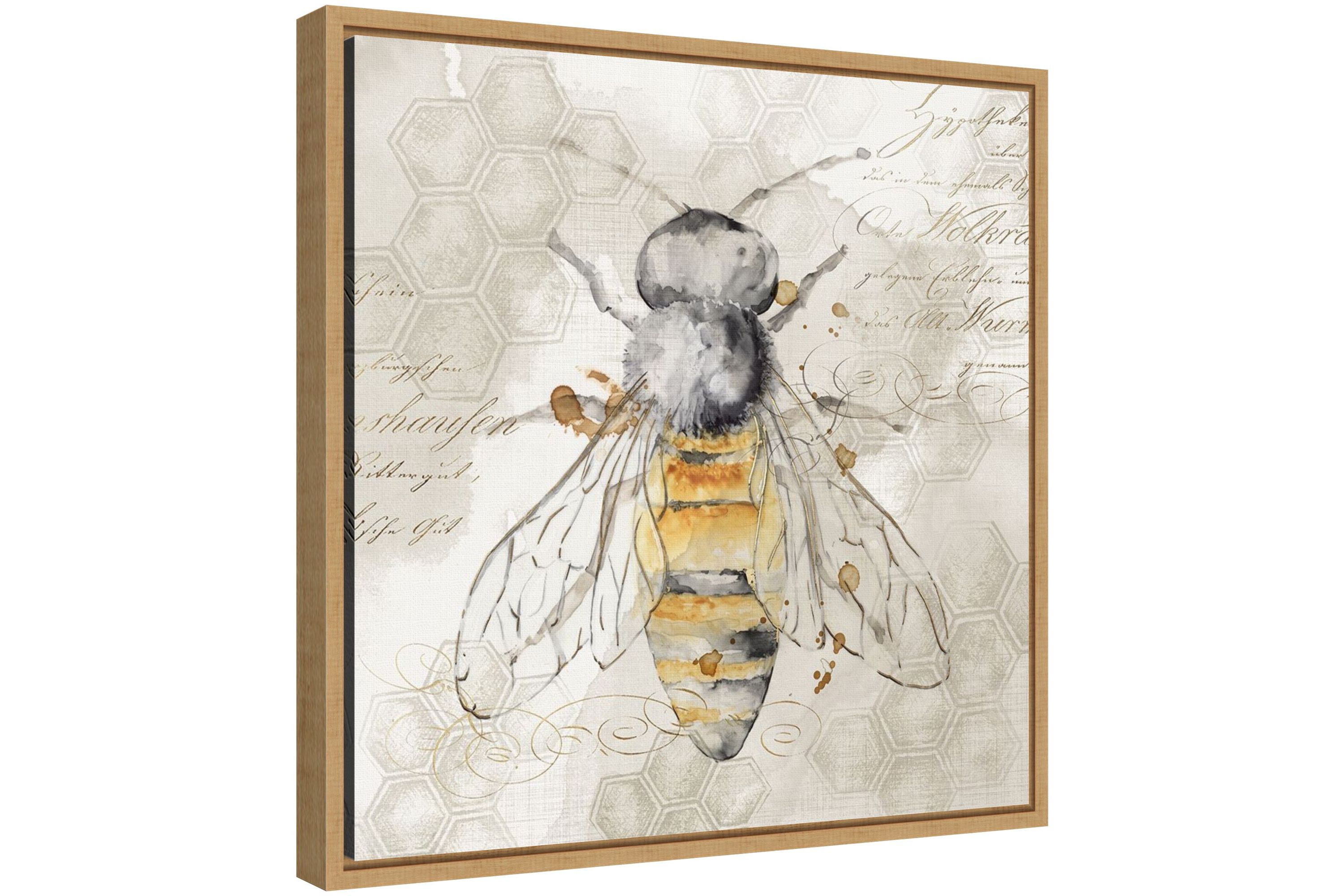 Queen Bee II Framed Canvas Wall Art Print
