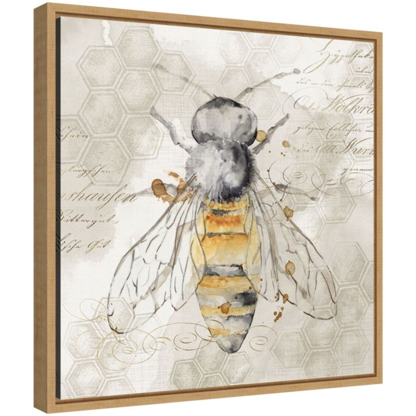 Queen Bee II Framed Canvas Wall Art Print