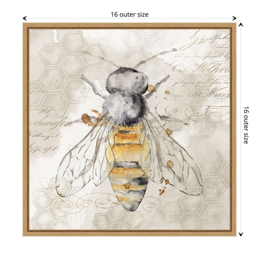Queen Bee II Framed Canvas Wall Art Print