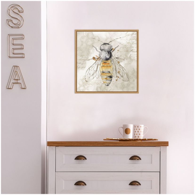 Queen Bee II Framed Canvas Wall Art Print