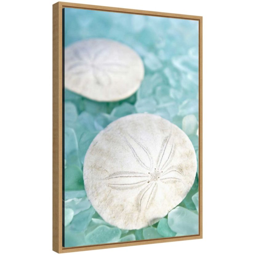 Crystal Harbor 9 Framed Canvas Wall Art Print