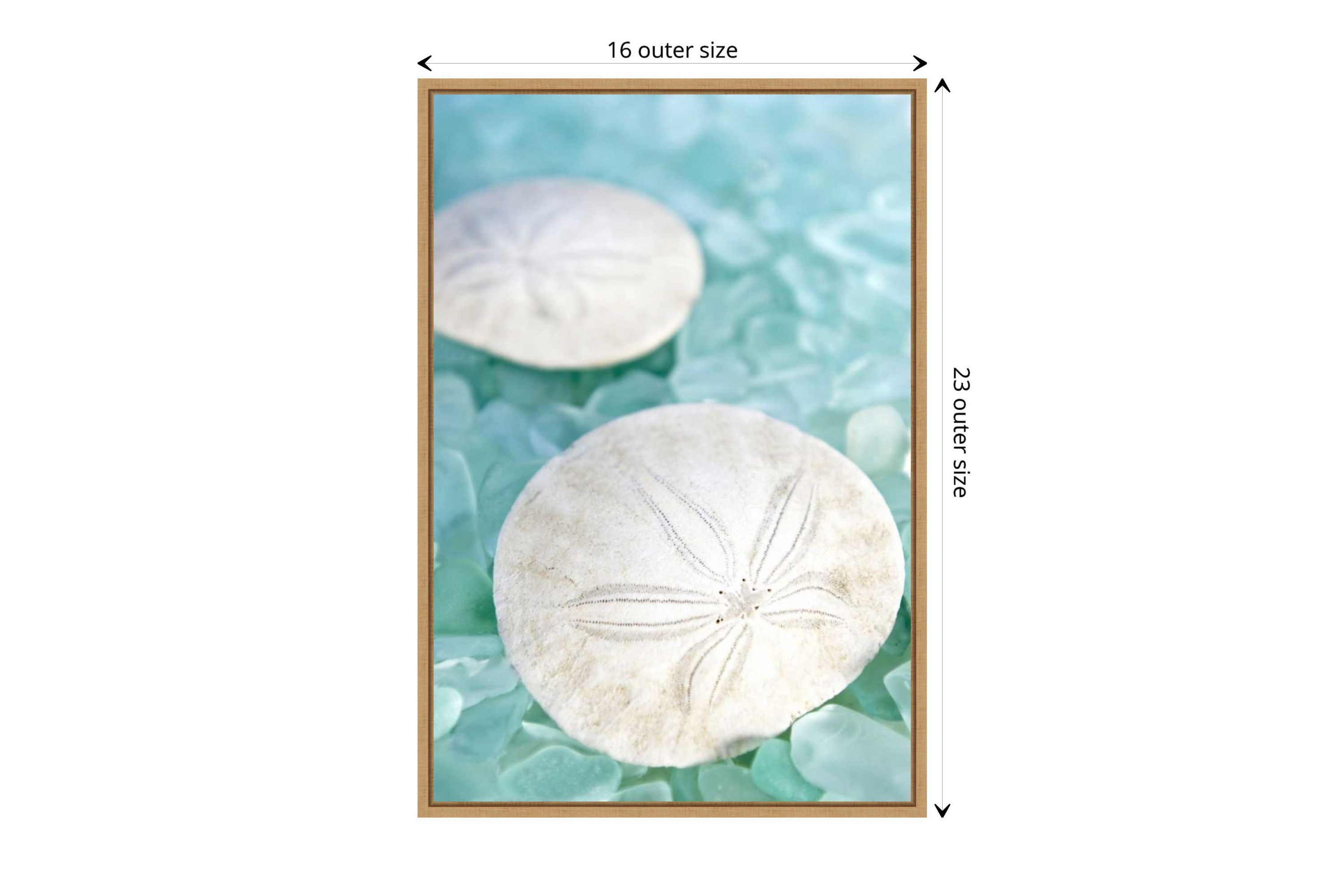 Crystal Harbor 9 Framed Canvas Wall Art Print