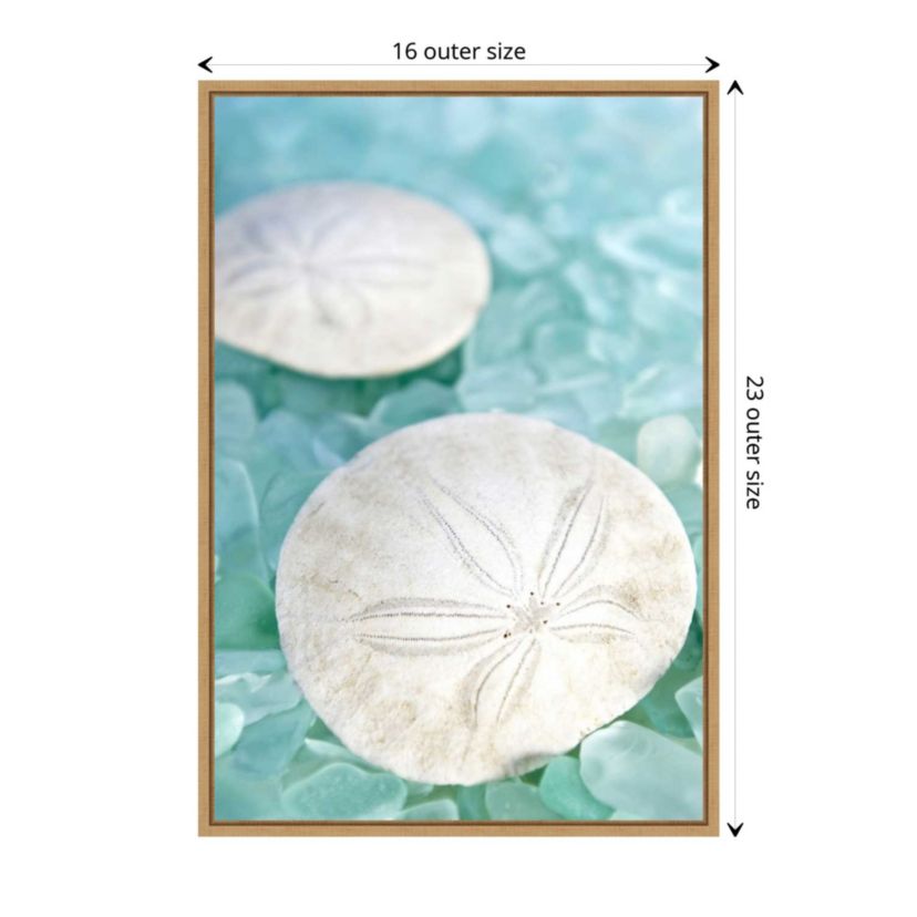 Crystal Harbor 9 Framed Canvas Wall Art Print