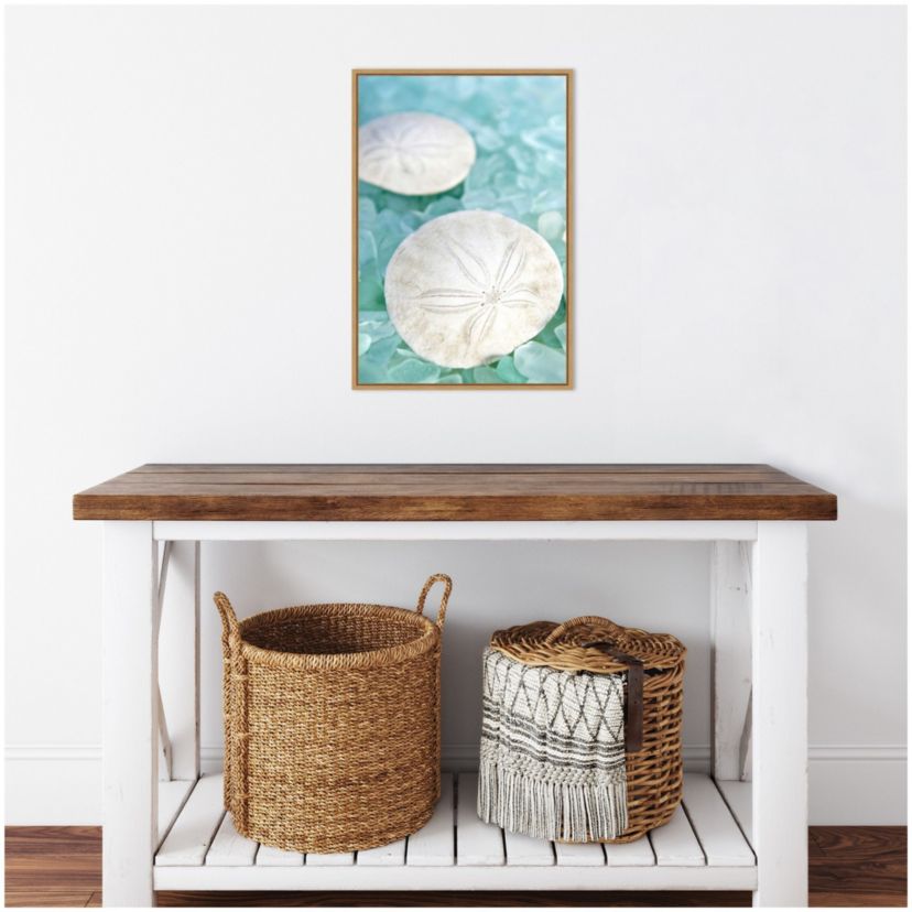 Crystal Harbor 9 Framed Canvas Wall Art Print
