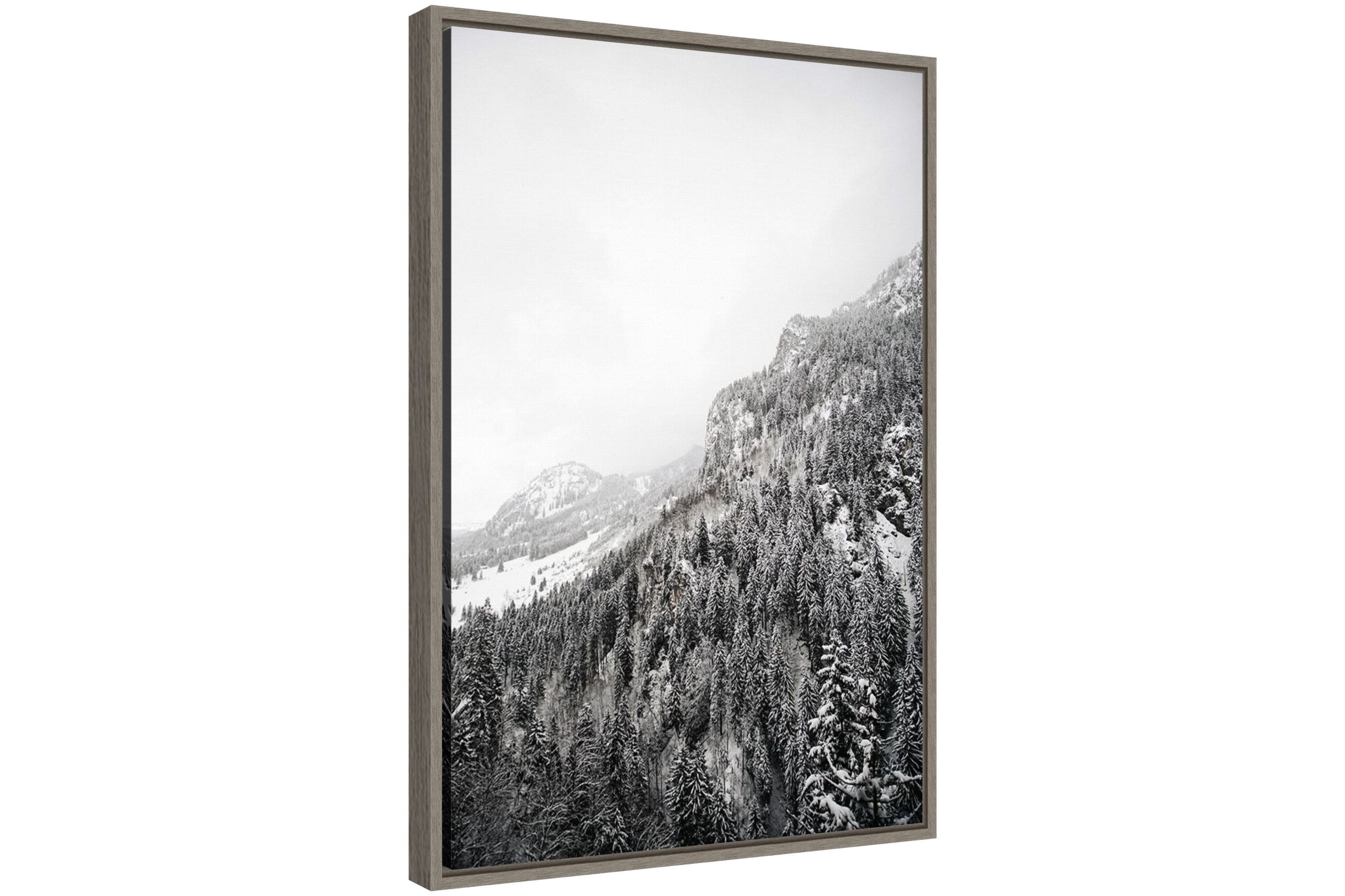 Suganth (Mountain) Framed Canvas Wall Art Print