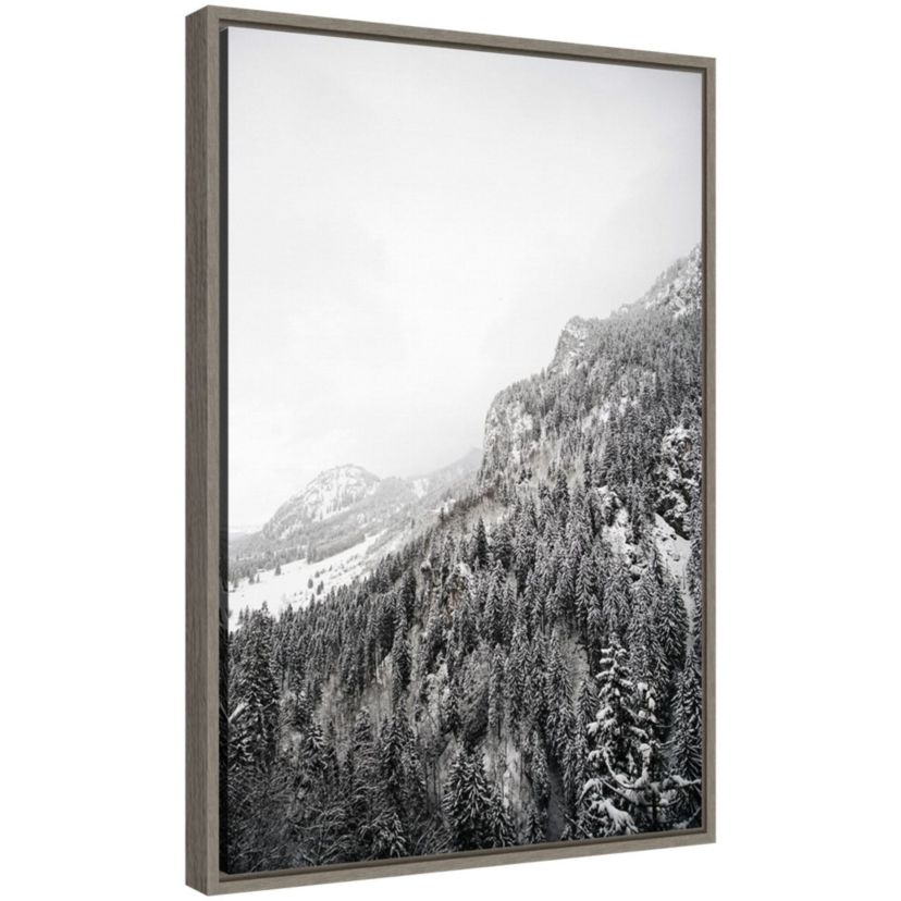 Suganth (Mountain) Framed Canvas Wall Art Print