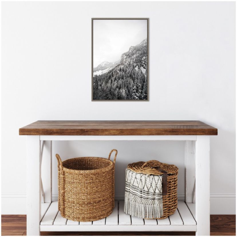 Suganth (Mountain) Framed Canvas Wall Art Print
