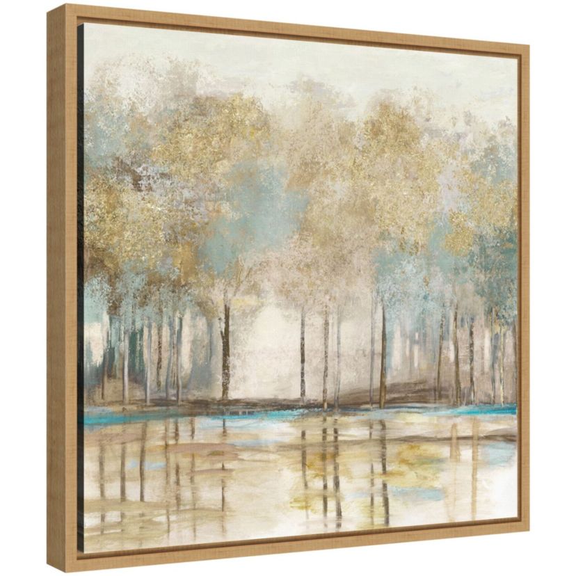 Woodlot I (Trees) Framed Canvas Wall Art Print