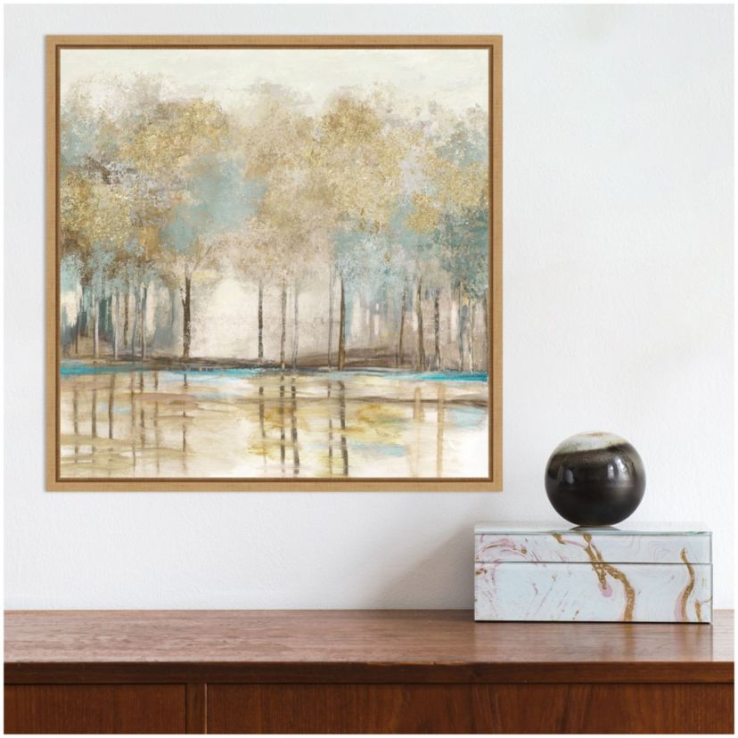 Woodlot I (Trees) Framed Canvas Wall Art Print