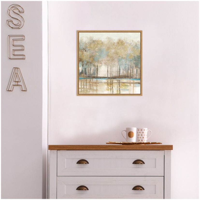Woodlot I (Trees) Framed Canvas Wall Art Print