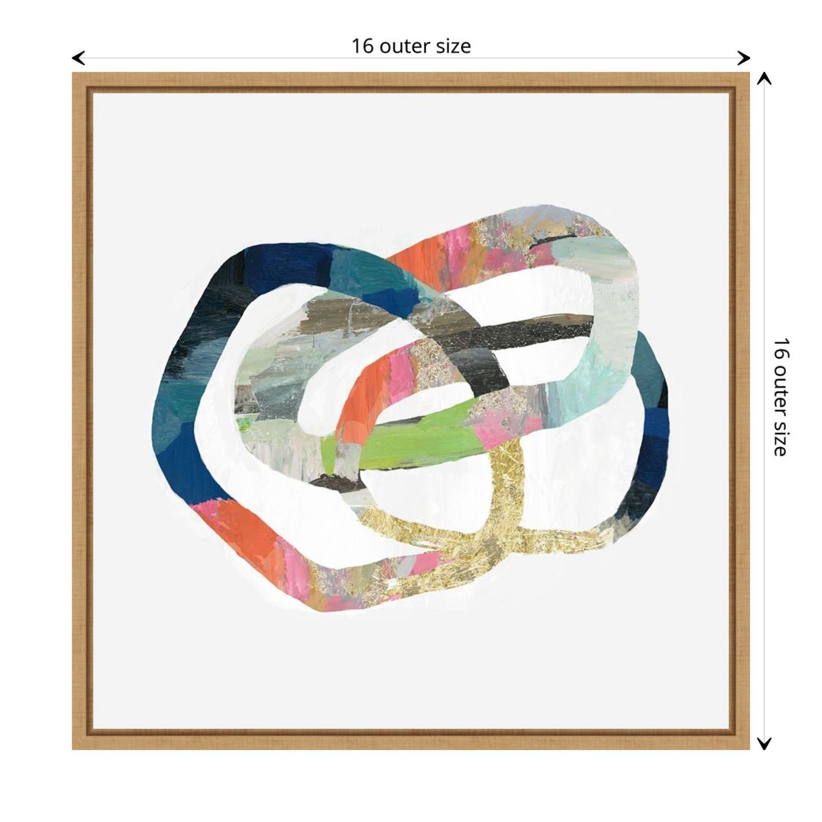 Allied I Framed Canvas Wall Art Print