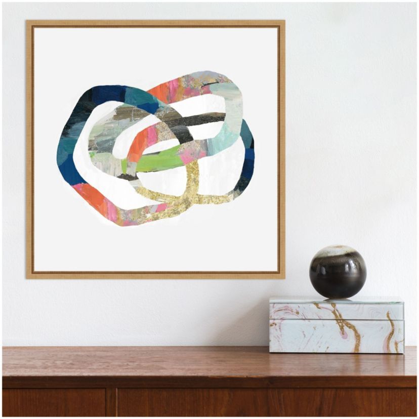 Allied I Framed Canvas Wall Art Print