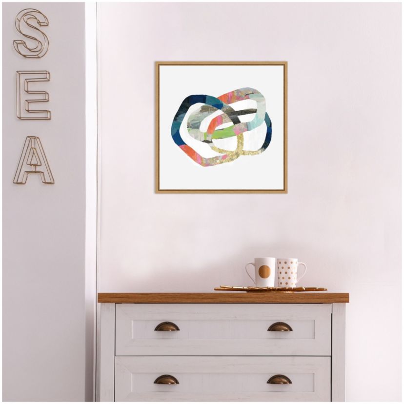Allied I Framed Canvas Wall Art Print
