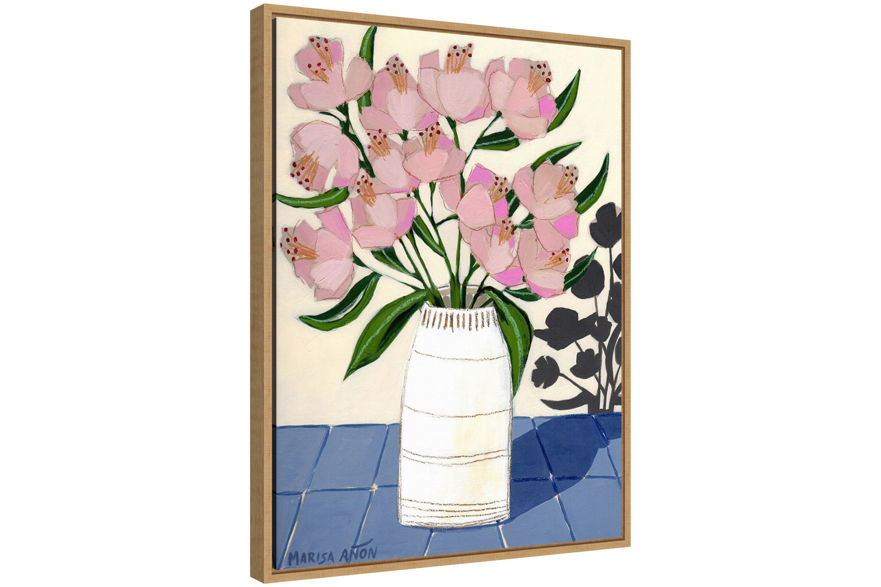 Spring Florals 5 Framed Canvas Wall Art Print