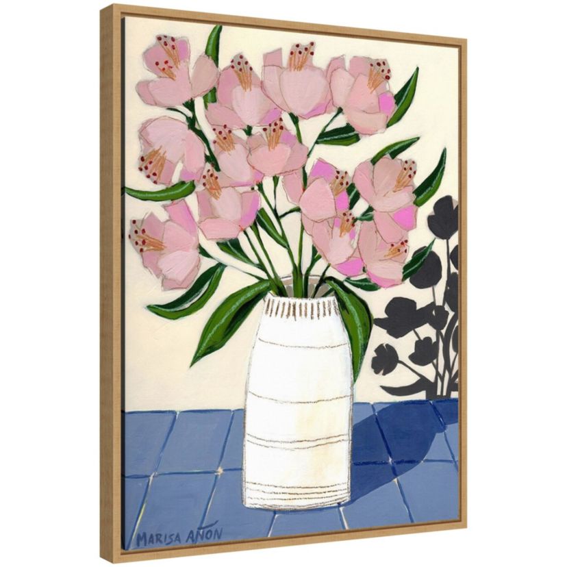 Spring Florals 5 Framed Canvas Wall Art Print