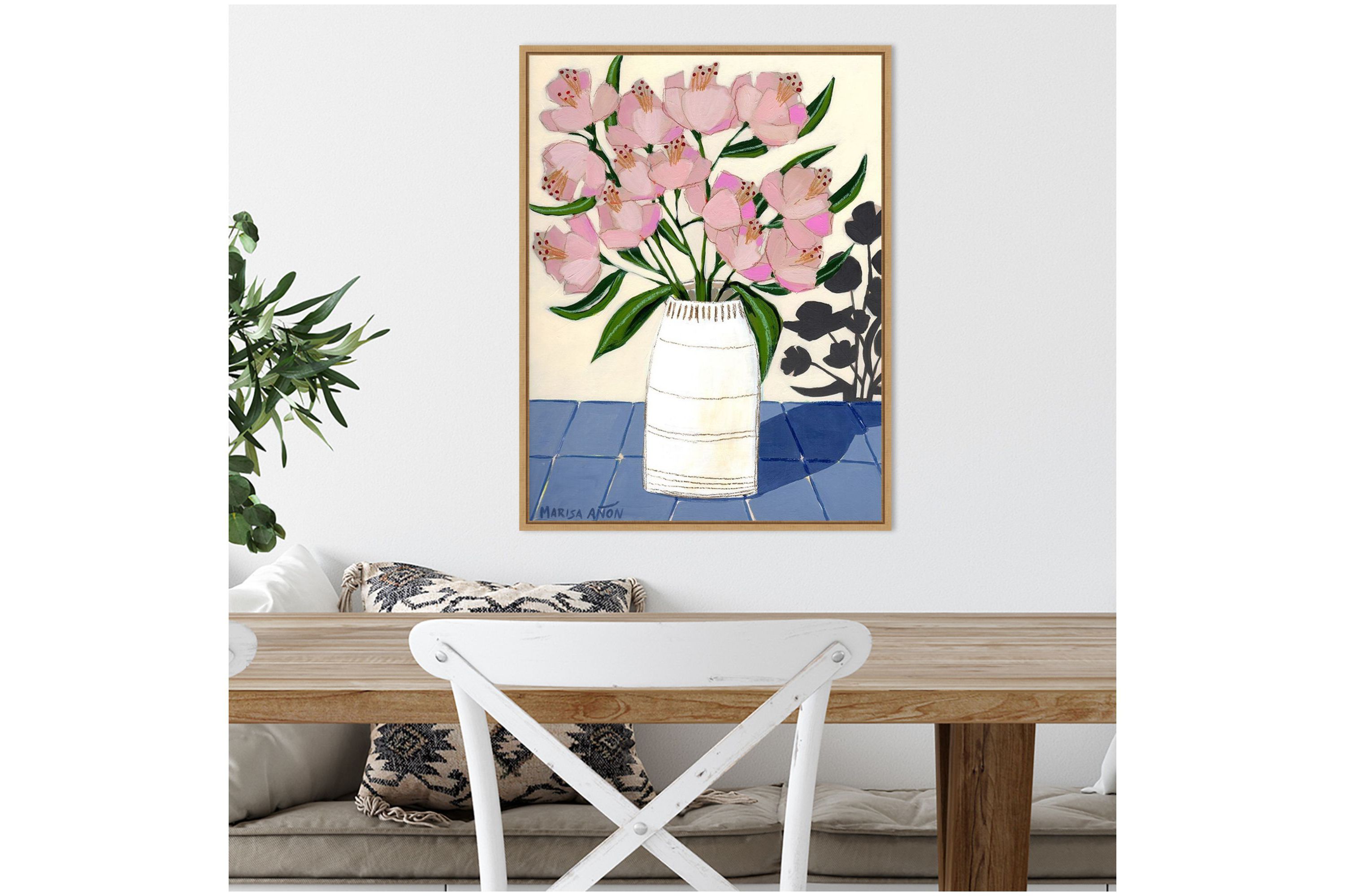 Spring Florals 5 Framed Canvas Wall Art Print
