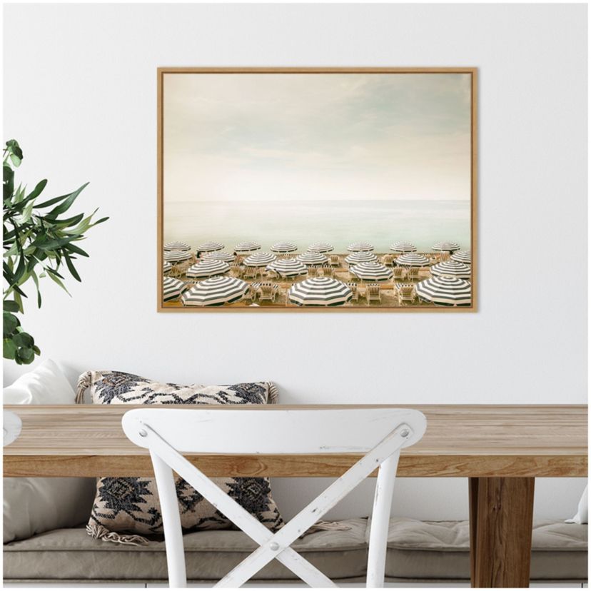 Seaside 4 (Beach) Framed Canvas Wall Art Print