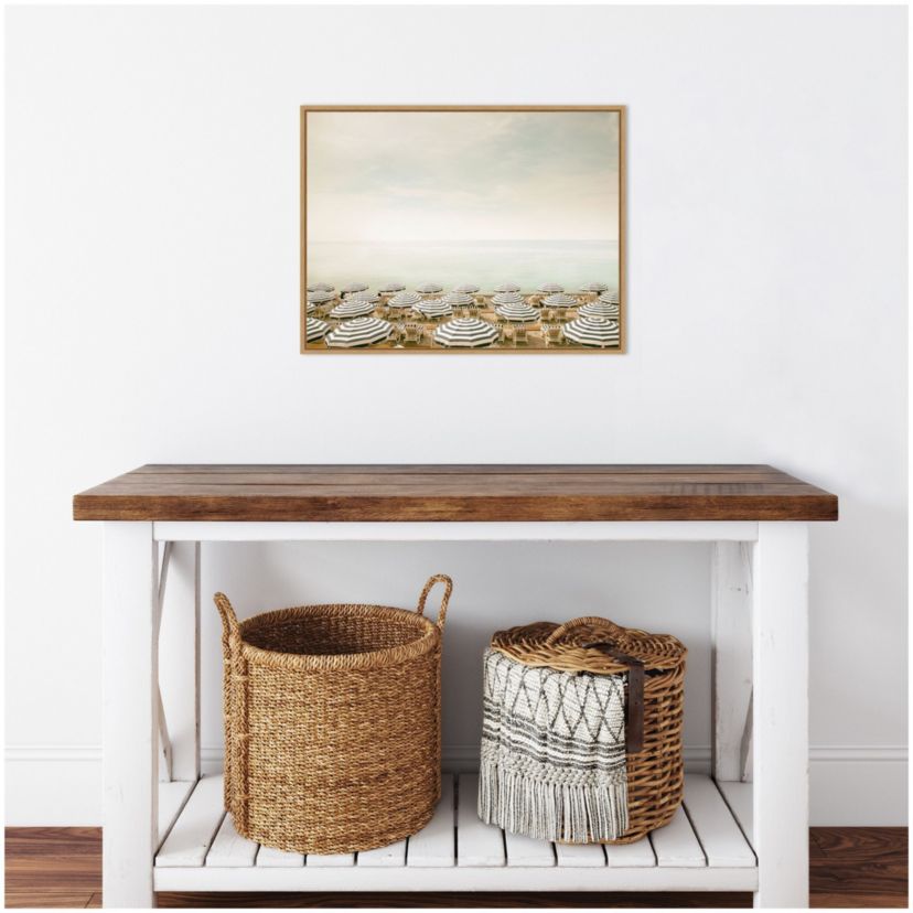 Seaside 4 (Beach) Framed Canvas Wall Art Print