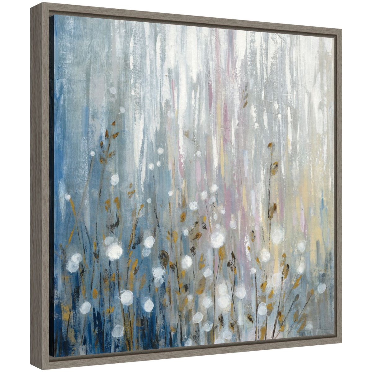 January Branches Framed Canvas Wall Art Print