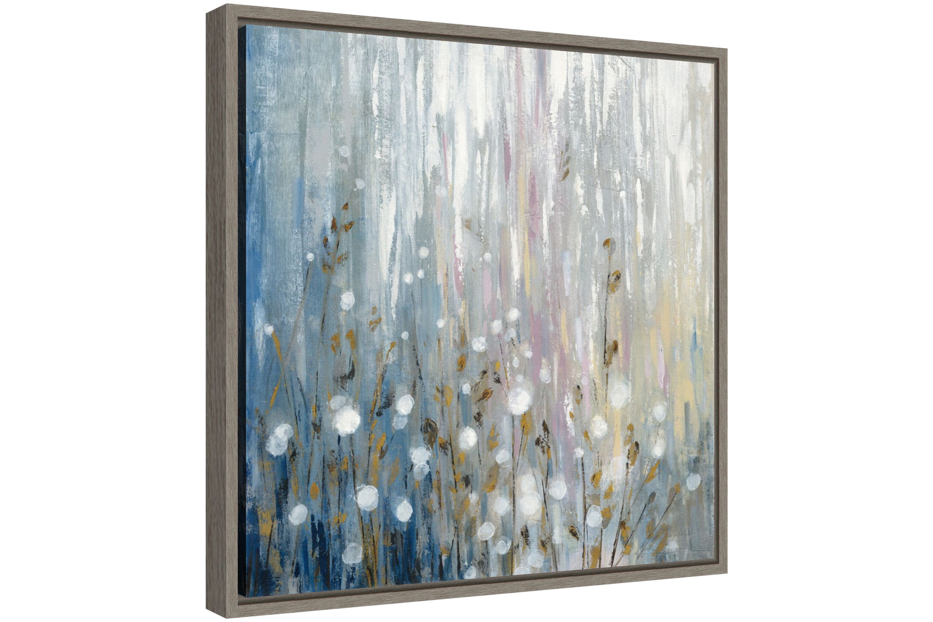 January Branches Framed Canvas Wall Art Print