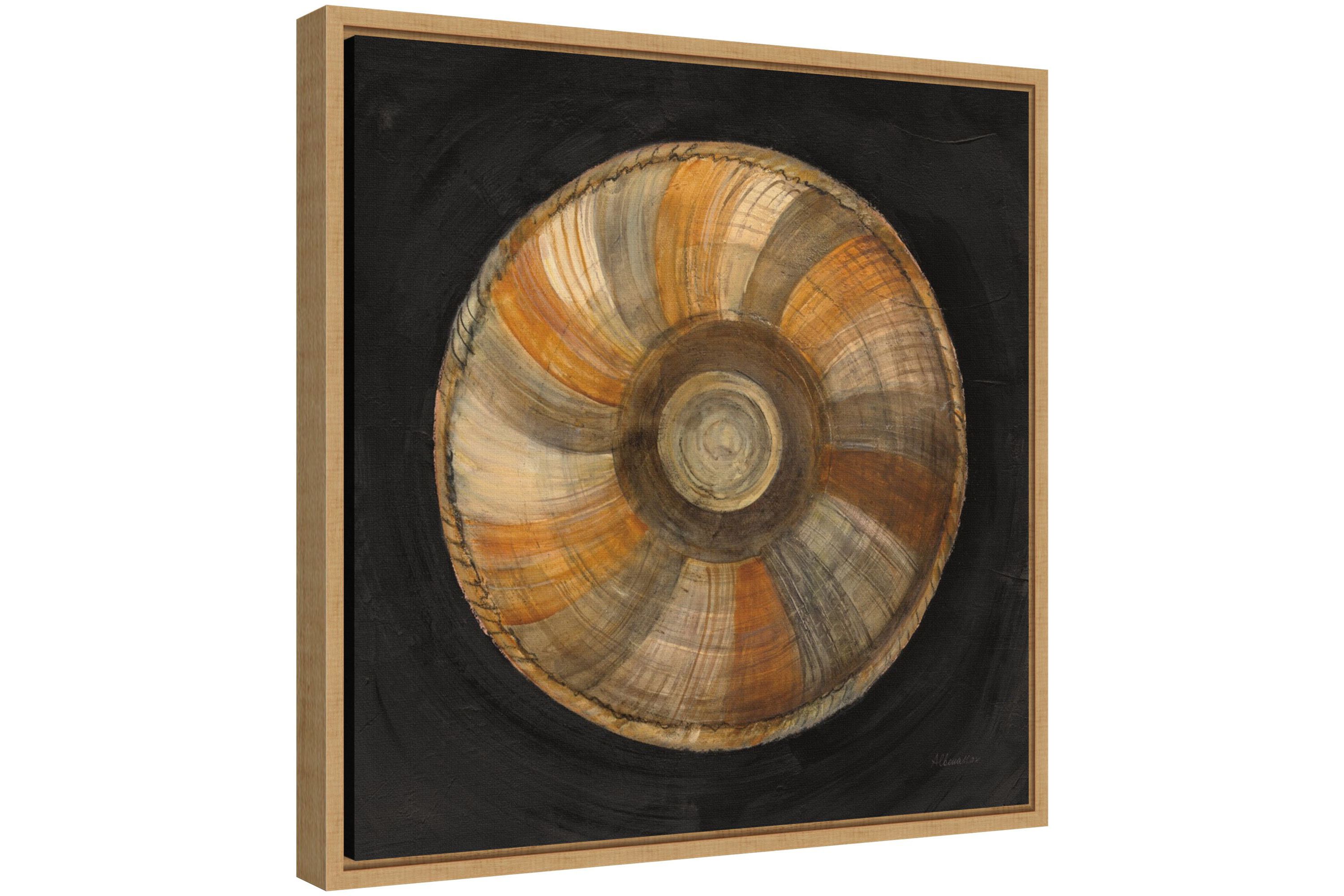 Woven Beauty II on Black Framed Canvas Wall Art Print
