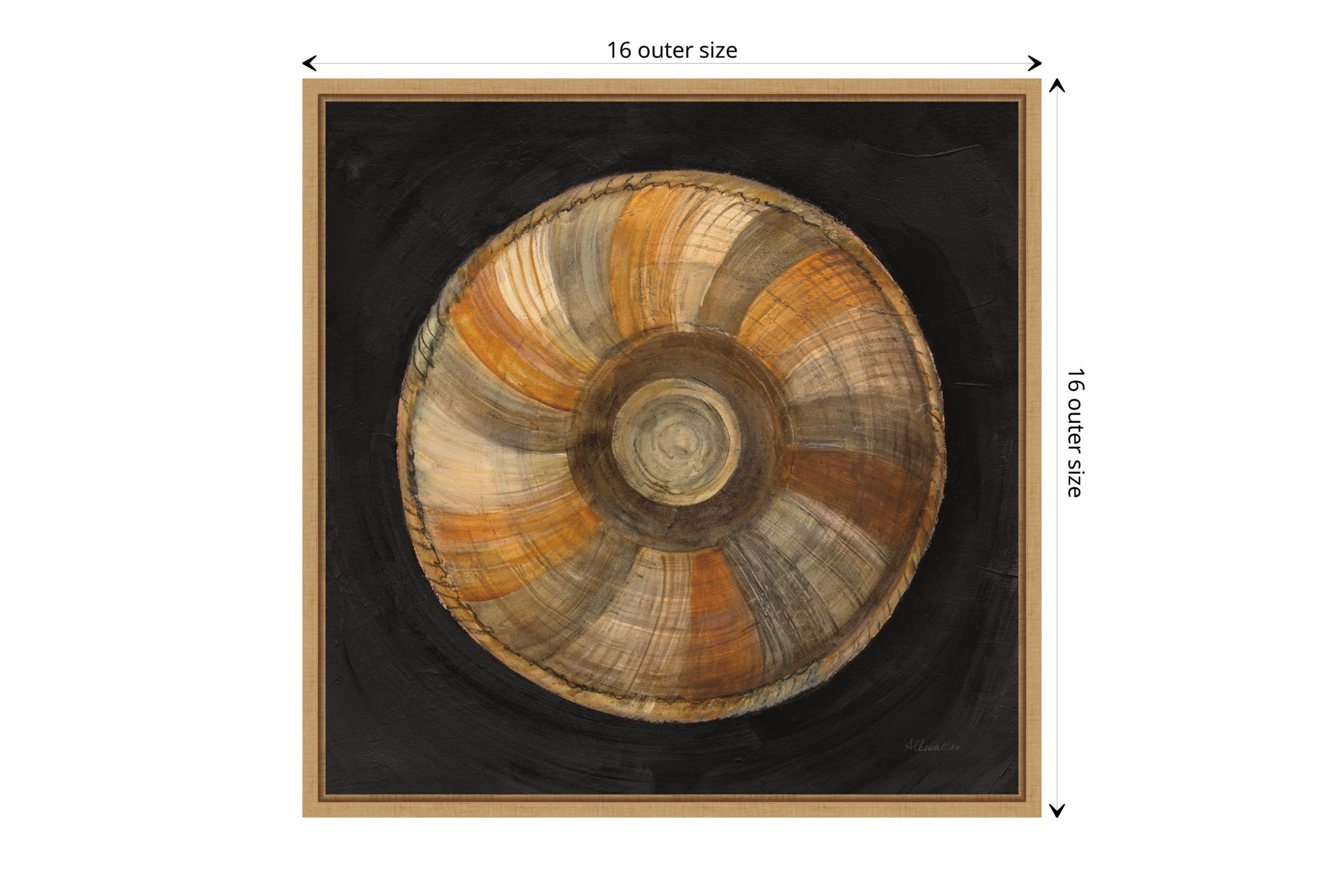 Woven Beauty II on Black Framed Canvas Wall Art Print