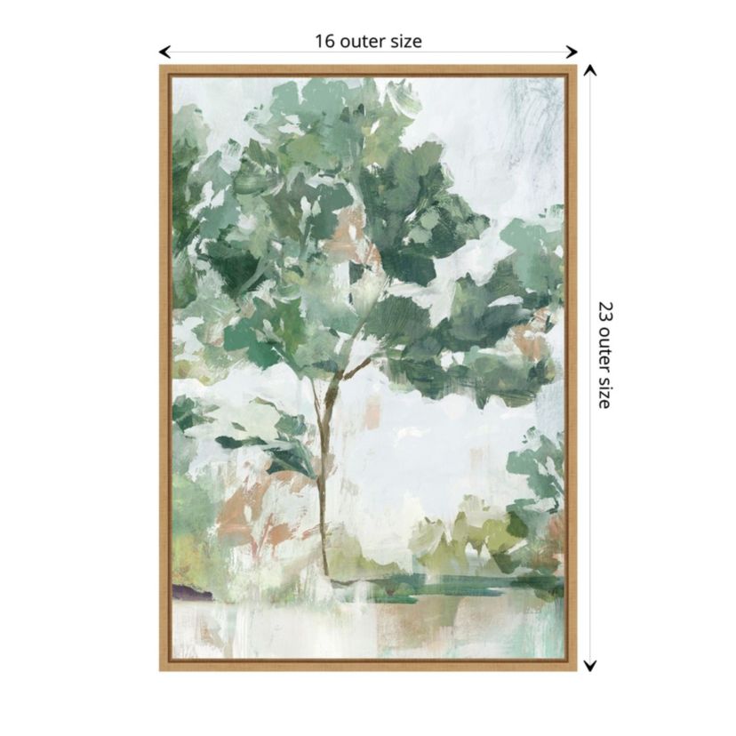 Soundless Beauty I Framed Canvas Wall Art Print